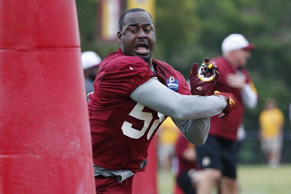 Redskins "Very Concerned" Over Junior Galette's Ankle Injury