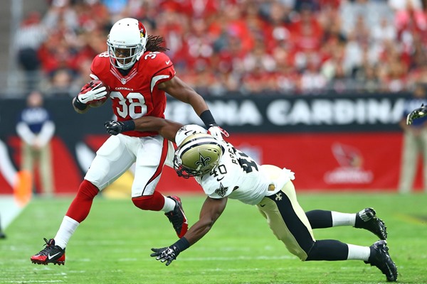 Andre Ellington Out 2-3 Weeks with PCL Sprain in Knee