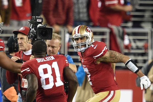 Last Minute DraftKings Tip, Week 6: Stream Colin Kaepernick & Anquan Boldin