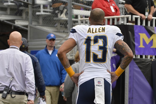 San Diego Chargers Place Keenan Allen on Injured Reserve