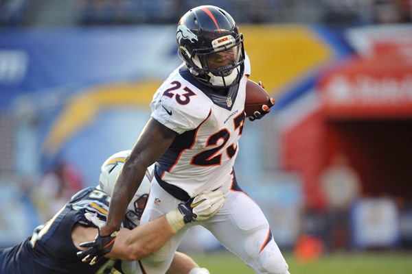 Denver Broncos RB C.J. Anderson Misses Practice, Ronnie Hillman to Start in Week 14