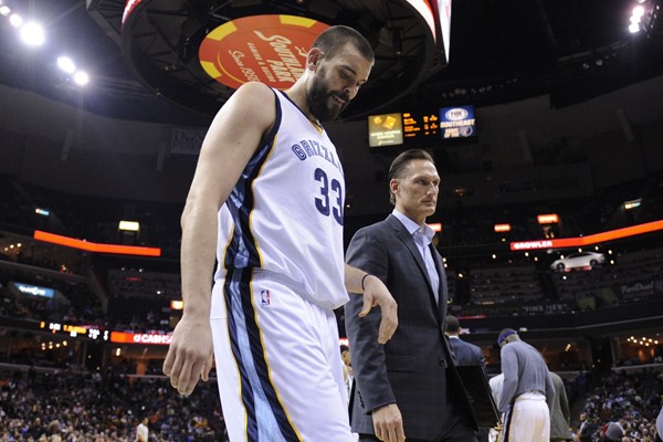 Memphis Grizzlies Center Marc Gasol out for the Season