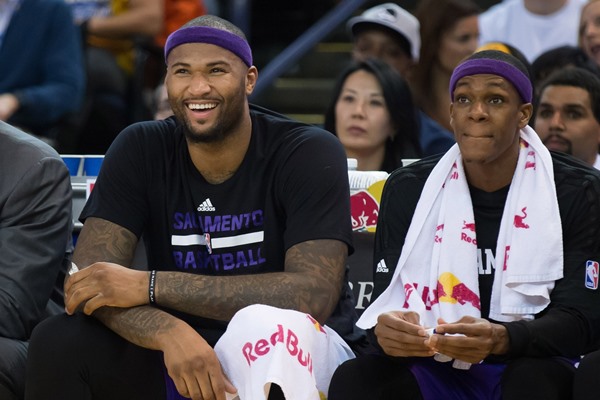 DeMarcus Cousins, Rajon Rondo and Rudy Gay Out Monday Against Portland