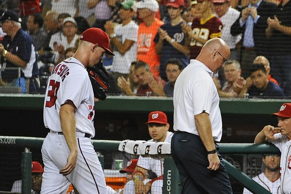 Stephen Strasburg Exits First Start After Returning from DL Stint