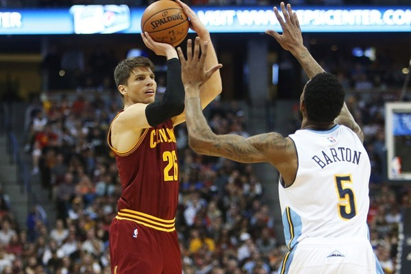 Injury Update: Cavaliers G Kyle Korver Out At Least the Next Three Games 