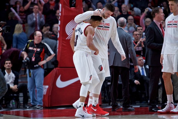 Injury Update: Blazers C Jusuf Nurkic Suffers Fracture in Right Leg 