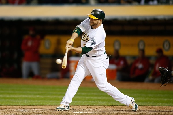 Athletics C Stephen Vogt Out Sunday Against the Rangers 