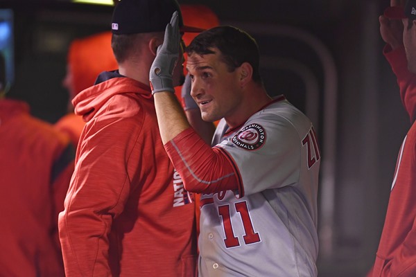 Nationals 3B Ryan Zimmerman Given Thursday Off 