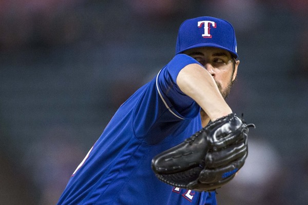 Texas Rangers SP Cole Hamels (Oblique) Out for at least Eight Weeks