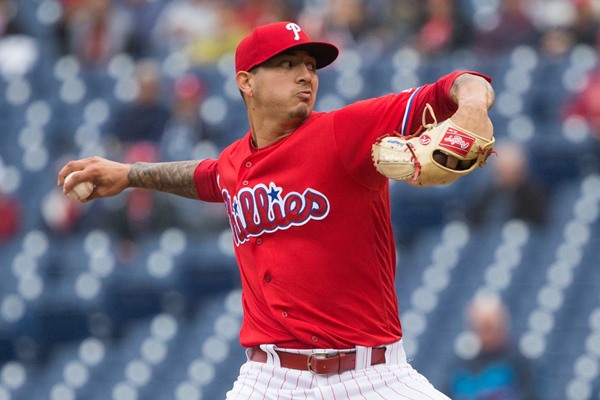 Phillies SP Vince Velasquez Exits Start with Injury