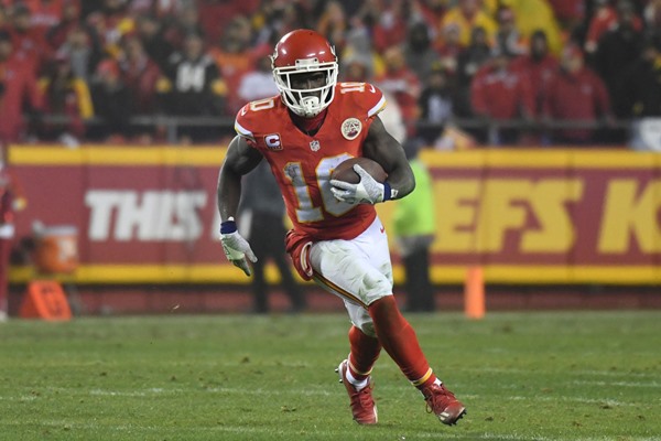Chiefs Pronounce Tyreek Hill as No. 1 Receiver Following Release of Jeremy Maclin 