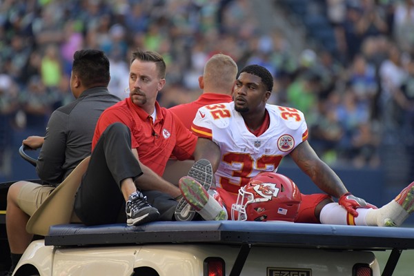 Chiefs RB Spencer Ware Could Miss Two Months with Knee Injury 