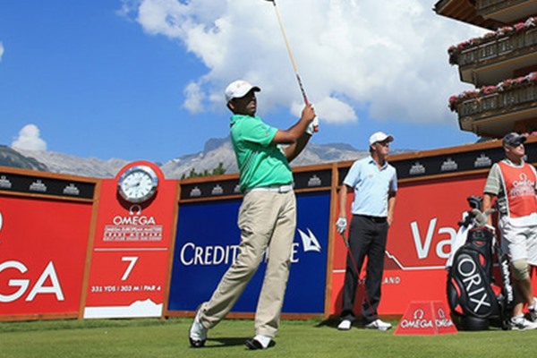 Miguel Angel Jimenez looms large, as Anirban Lahiri leads the Omega European Masters.