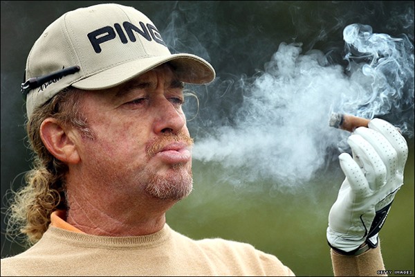 Jimenez and Larrazabal share the lead at the KLM Open at the halfway stage.