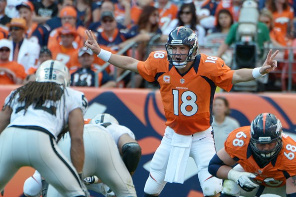 Fantasy Football Week 14: Peyton Manning vs. Oakland Raiders 