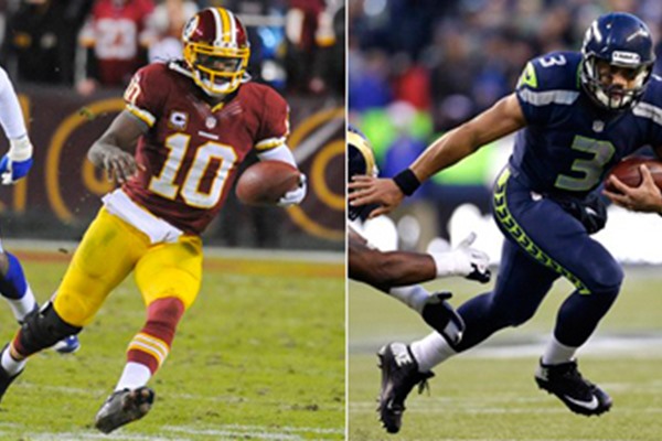 NFL Playoff Showdown: RGIII vs. Russell Wilson 