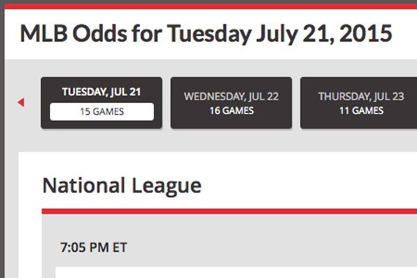 MLB Picks for Today: Tuesday, July 12 2015