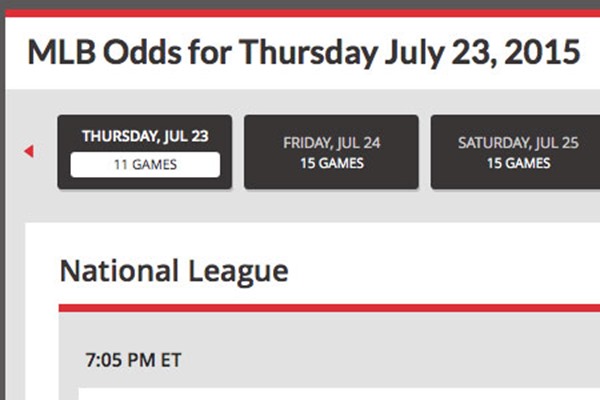 MLB Betting Advice for Thursday, July 23 2015