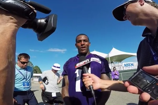 Interview with Minnesota Vikings WR Mike Wallace