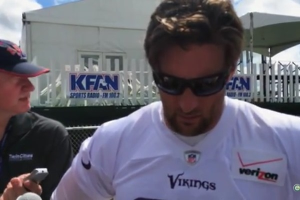 Interview with Minnesota Vikings DE Brian Robison